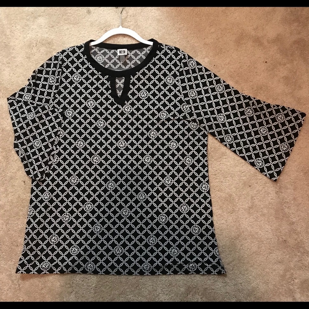 Anne Klein Tunic Length top